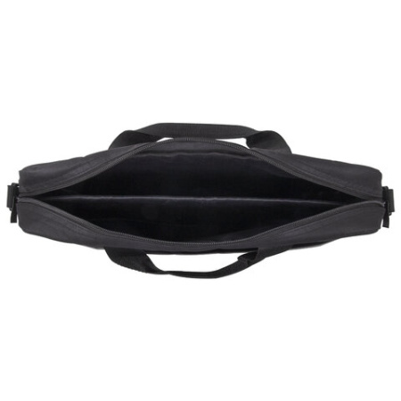 Сумка портфель BRAUBERG PRACTICAL с отделением для ноутбука 15,6", Grey line, черная, 29х40х7 см, 272604