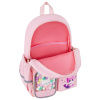 Рюкзак BRAUBERG PASTEL с термонашивками в комплекте, "Anime kitten", персиковый, 40х29х14 см, 272065
