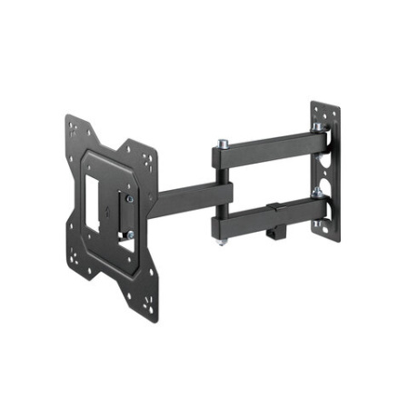 Кронштейн-крепление для ТВ настенный, до 30 кг, VESA 100х100-200х200, 23"-43", черный, SONNEN, 455947