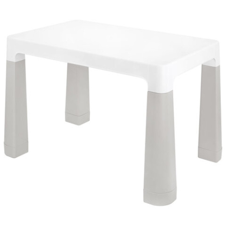 Стол детский + стул BRABIX KIDS CS-003, 2-7 лет, пластик белый + серый, 533292