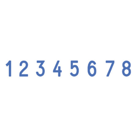 Нумератор ручной ленточный, 8 разрядов, оттиск 38х5 мм, синий, TRODAT 1558, 86111