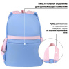 Рюкзак BRAUBERG PASTEL с термонашивками в комплекте, "Friendly bunnies", голубой, 40х29х14 см, 271423