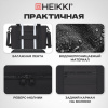 Сумка спортивная HEIKKI QUICK MOVE (ХЕЙКИ), карман на молнии, багажная лента, черная, 41х32х15 см, 273880