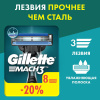 Сменные кассеты для бритья 8 шт., GILLETTE (Жиллет) "Mach3", для мужчин