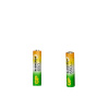 Батарейки аккумуляторные GP ReEnergy Ni-Mh мизинчиковые КОМПЛЕКТ 2 шт., ААА (HR03), 650 mAh, 65AAAHCRGY, 65AAAHCRGY-2CRC