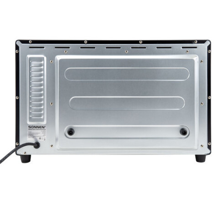 Мини-печь электрическая SONNEN EO-HL33, 1800 Вт, 33 л, 3 режима нагрева, таймер, механическое управление, черная, 458305