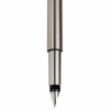 Ручка перьевая PARKER "Vector Stainless Steel", корпус серебристый, детали из нержавеющей стали, синяя, S0029690