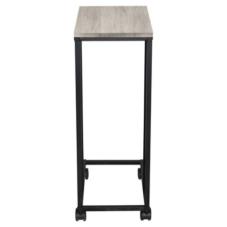 Стол журнальный BRABIX "LOFT CT-001", 450х250х680 мм, на колёсах, металлический каркас, цвет дуб антик, 641860