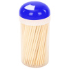 Зубочистки бамбуковые 450 штук, КОМПЛЕКТ 3 диспенсера по 150 штук, BOOMHOUSE (БУМХАУС), 701947