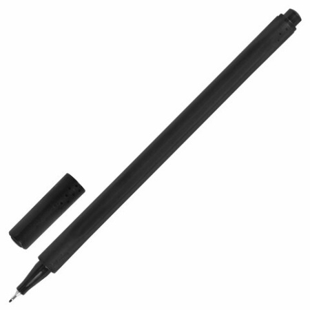 Ручки капиллярные (линеры), 12 ЦВЕТОВ, BRAUBERG ART, "Classic", трехгранные, металлический наконечник, линия письма 0,4 мм, 144147