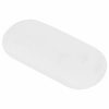 Ластик BRAUBERG "Oval", 50х23х10 мм, белый, овальный, 222471