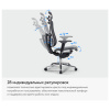 Кресло МЕТТА "YOGA" Y 4DF B2-5D, адаптивная спинка, 3D-подголовник, сверхпрочная сетка, черное