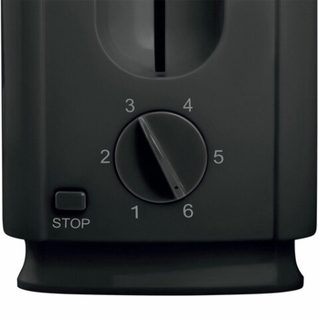 Тостер SCARLETT SC-TM11012, 650 Вт, 2 тоста, 6 режимов, металл/пластик, черный/серебро