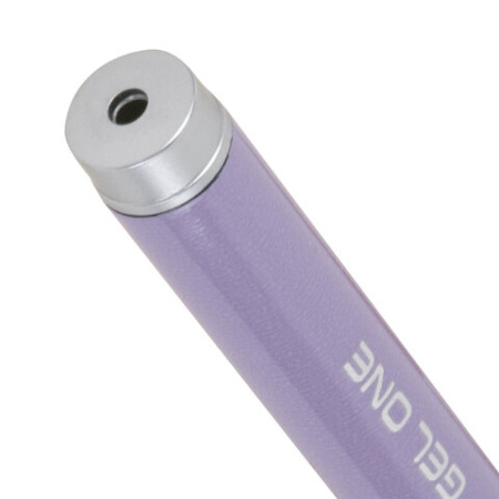 Ручка гелевая BRAUBERG "GEL ONE PASTEL", ЧЕРНАЯ, корпус ассорти, узел 0,5 мм, линия 0,35 мм, 144039