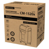 Уничтожитель (шредер) BRAUBERG PROFESSIONAL CM-1520x, "Heavy Duty", 4 уровень секретности, 4х28 мм, 15 листов, корзина 20 литров, 533130