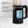 Чайник BQ (БИ-КЬЮ) KT2000G, 1,5 л, 1500 Вт, закрытый нагревательный элемент, стекло, черный, 86196739