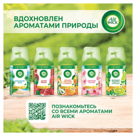 Сменный баллон 250 мл, AIRWICK Freshmatic "Цветущая сакура", 3316668