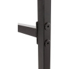 Стол BRABIX "SMART CD-020", 900х500х770 мм, ЛОФТ, металл/ЛДСП бунратти, каркас черный, 641950