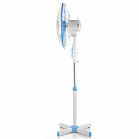 Вентилятор напольный, 3 режима, CENTEK CT-5015 Blue, d=43 см, 40 Вт, синий