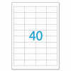 Этикетка самоклеящаяся 48,5х25,4 мм, 40 этикеток, белая, 70 г/м2, 50 листов, LOMOND, 2100195