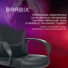 Кресло компьютерное BRABIX "Alpha GM-018", ткань/экокожа, черное, 532636, GM-018_532636