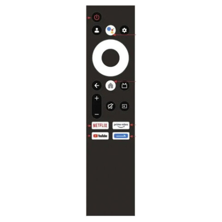 Телевизор SKYWORTH 65Q66G, 65" (165 см), QLED, 3840x2160, 4K, 16:9, Google TV, Wi-Fi, черный