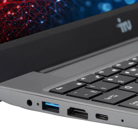 Ноутбук IRU Tactio 14ALH 14", Intel Core i5-1235U, 8 Гб, SSD 256 Гб, FreeDOS, серый, 2058896
