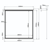 Экран проекционный настенный (200х200 см), матовый, 1:1, BRAUBERG "WALL", 236727