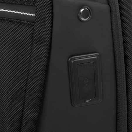 Рюкзак HEIKKI HIGH TECH (ХЕЙКИ) с отделением для ноутбука, USB-порт, черный, 46x30x10 см, 272588