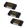 Ластик BRAUBERG "GOLDEN BLACK", 50х24х10 мм, прямоугольный, картонный держатель, экологичный ПВХ, ассорти, 272728