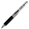 Ручка гелевая автоматическая BRAUBERG "X-WRITER 1700" УВЕЛИЧЕННАЯ ДЛИНА ПИСЬМА 1700 м, ЧЁРНАЯ, игольчатый узел 0,5 мм, линия 0,35 мм, 144472
