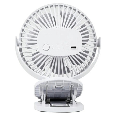 Вентилятор настольный CENTEK CT-5045, 4 режима, d=15 см, 5 Вт, белый