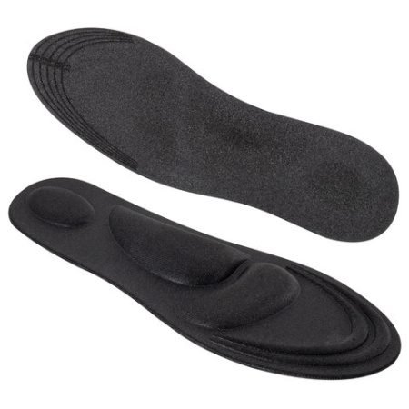 Стельки для обуви с супинатором 4D COMFORT PLUS, материал FOAM, размер RU 34-39 / EU 35-40, с линиями выреза, SHEGRA (ШЕГРА), 700744