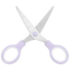 Ножницы BRAUBERG KIDS 130 мм, ручки лавандовые, закругленные лезвия с линейкой, 274061
