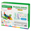 Магнитный конструктор MAGNETIC BLOCKS, 100 деталей, 2 колесные базы, карусель, BRAUBERG KIDS, 665720