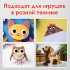 Глазки для творчества, вращающиеся, черно-белые, 12 мм, 30 шт., ОСТРОВ СОКРОВИЩ, 661326