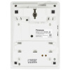 Телефон PANASONIC KX-TS2350RUW, белый, повторный набор, тональный / импульсный режим
