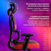 Кресло BRABIX PREMIUM "Toxin GM-520", синхромеханизм, экокожа/сетка/ткань, черное/красное, 532950