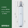 Газлифт BRABIX A-100 короткий, белый, В КОРОБЕ, в открытом виде 346 мм, d 50 мм, класс 2, 533079