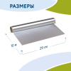 Фольга пищевая алюминиевая, 29 см х 10 м, толщина 9 мкм, LAIMA, 607802