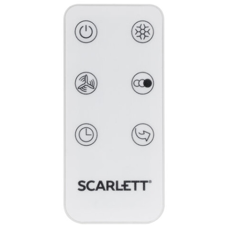 Охладитель воздуха колонный SCARLETT SC-DC111B15, 4 в 1, 3 режима, 75 Вт, бак 3 л, пульт ДУ, белый