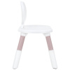Стул детский BRABIX KIDS CC-001, 2-8 лет, пластик розовый + белый, 533294