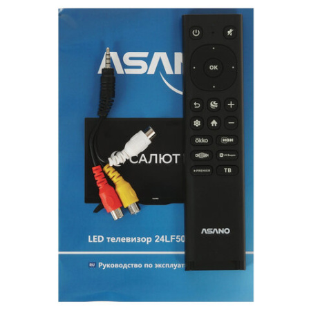 Телевизор ASANO 24LH5010T, 24" (60 см), 1366x768, HD, 16:9, Салют ТВ, Wi-Fi, черный