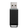 Флеш-диск 8 GB, SMARTBUY Quartz, USB 2.0, черный, SB8GBQZ-K