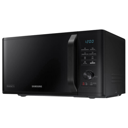 Микроволновая печь SAMSUNG MG23K3515AK/BW, объем 23 л, мощность 800 Вт, электронное управление, черная