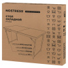 Стол складной NOSTRESS (НОСТРЕСС) "Country FT-004" (1220х610х740/580 мм), НАГРУЗКА до 150 кг, пластик белый, 680055
