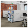 Стеллаж металлический BRABIX "MS KD-180/30/70-4", 1800х700х300 мм, 4 полки, сборная стойка, 291112, S240BR123402