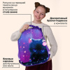 Ранец BRAUBERG PREMIUM, 2 отделения, с брелоком, "Аниме-кот", 38х29х16 см, 272017