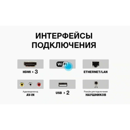 Телевизор JVC LT-43M697, 43" (109 см), 1920x1080, FullHD, 16:9, Android TV, Wi-Fi, безрамочный, черный