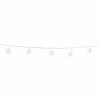 Электрогирлянда-нить комнатная 10 м, 80 LED, с насадками, вид: "Снежинки", тёплый белый, USB, ЗОЛОТАЯ СКАЗКА, 592204